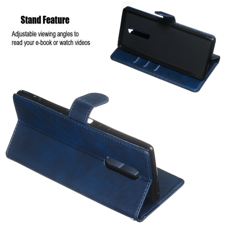 For Sony Xperia 1 Zipper Horizontal Flip Leather Case with Wallet & Holder & Card Slots