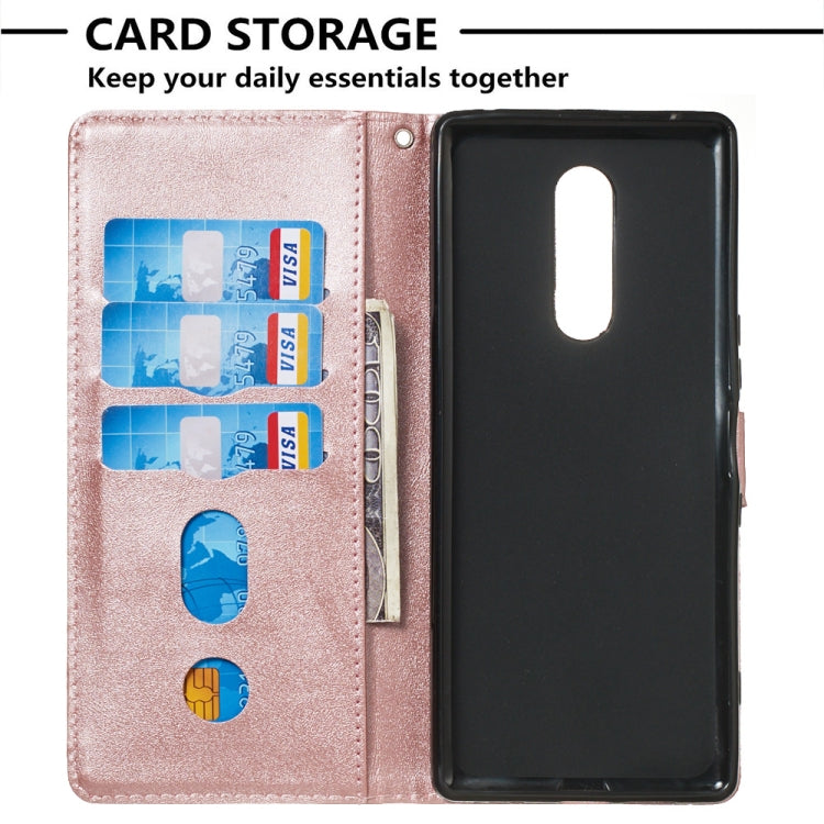 For Sony Xperia 1 Zipper Horizontal Flip Leather Case with Wallet & Holder & Card Slots