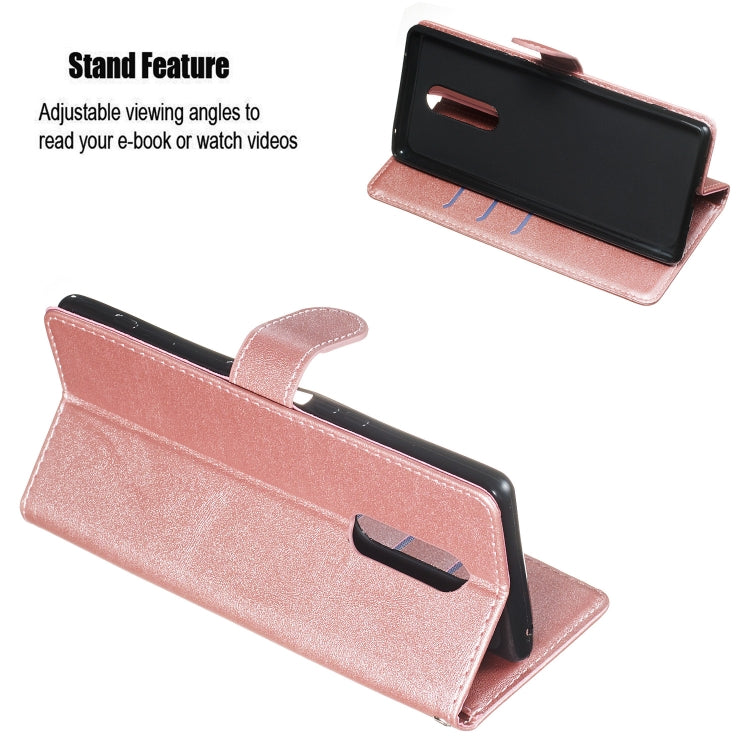 For Sony Xperia 1 Zipper Horizontal Flip Leather Case with Wallet & Holder & Card Slots