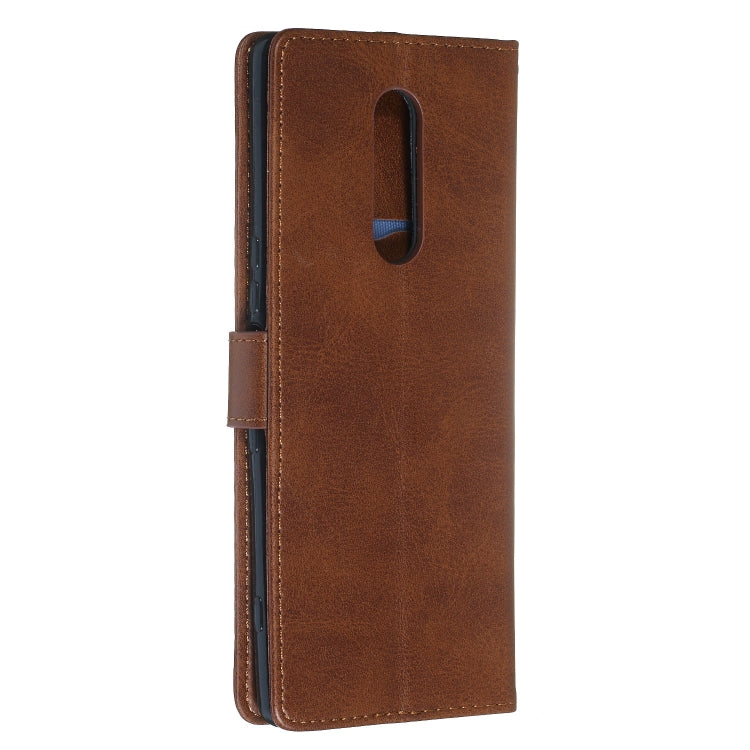For Sony Xperia 1 Zipper Horizontal Flip Leather Case with Wallet & Holder & Card Slots