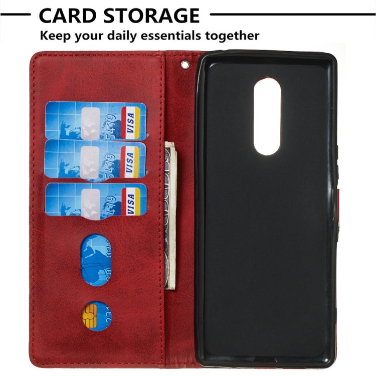For Sony Xperia 1 Zipper Horizontal Flip Leather Case with Wallet & Holder & Card Slots