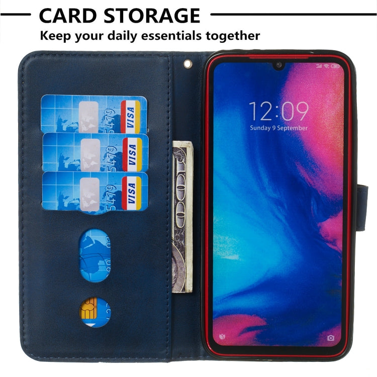 For Xiaomi Redmi Note 7 Zipper Horizontal Flip Leather Case with Wallet & Holder & Card Slots