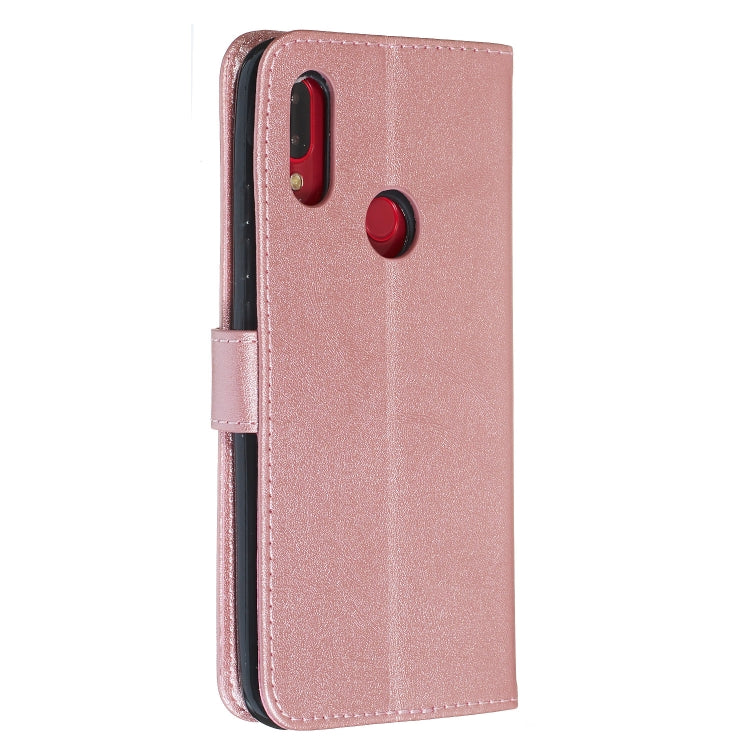 For Xiaomi Redmi Note 7 Zipper Horizontal Flip Leather Case with Wallet & Holder & Card Slots