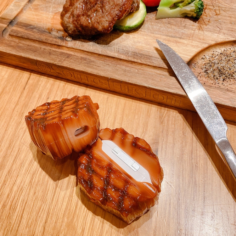 Beefsteak Shape Silicone Protective Case For AirPods Pro
