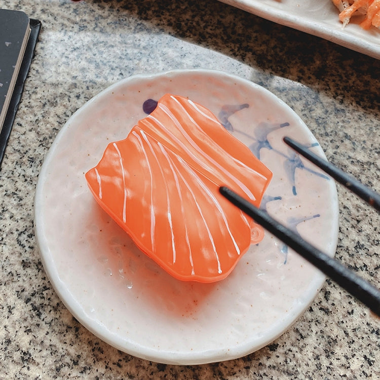 Salmon Sushi Shape Silicone Protective Case For AirPods 1 / 2