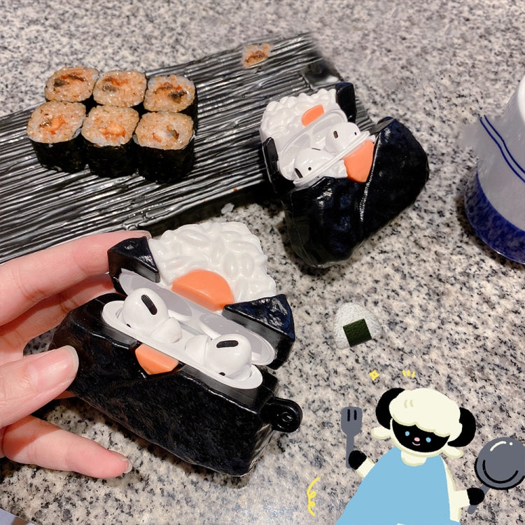 Rice Ball Shape Silicone Protective Case For AirPods 1 / 2