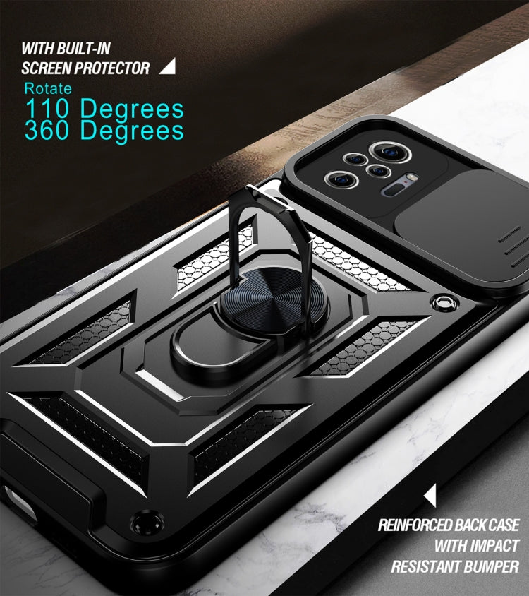 For Xiaomi Redmi Note 10 Pro Sliding Camera Cover Design TPU+PC Protective Case