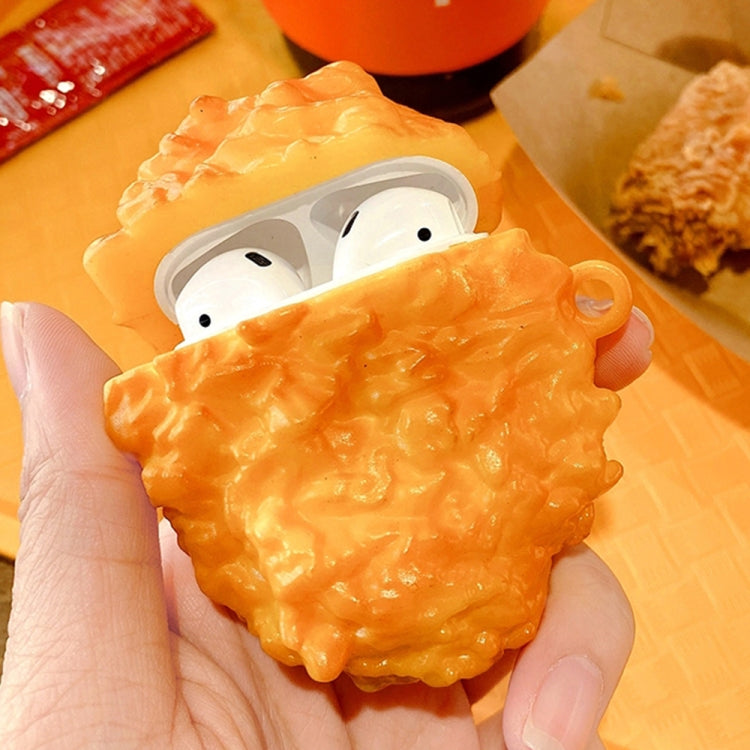 Fried Chicken Shape Silicone Protective Case For AirPods 1 / 2