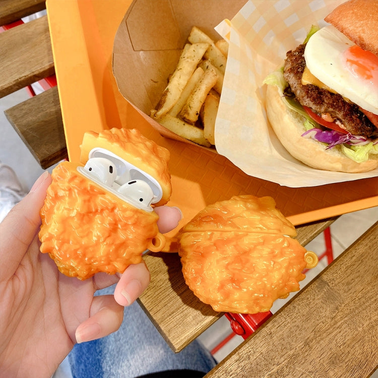 Fried Chicken Shape Silicone Protective Case For AirPods 1 / 2