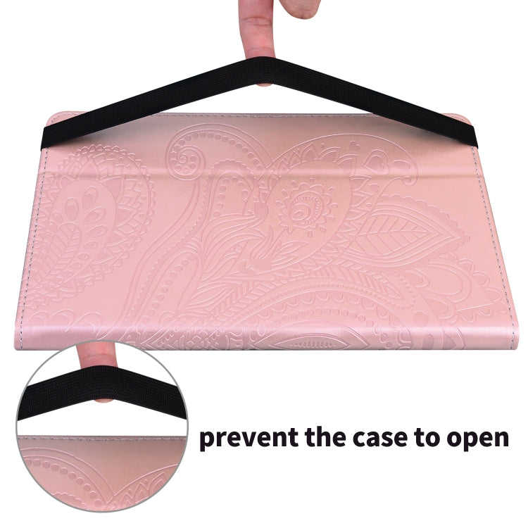 Peacock Tail Embossing Pattern Horizontal Flip Leather Case with Holder & Card Slots & Wallet & Anti Skid Strip F