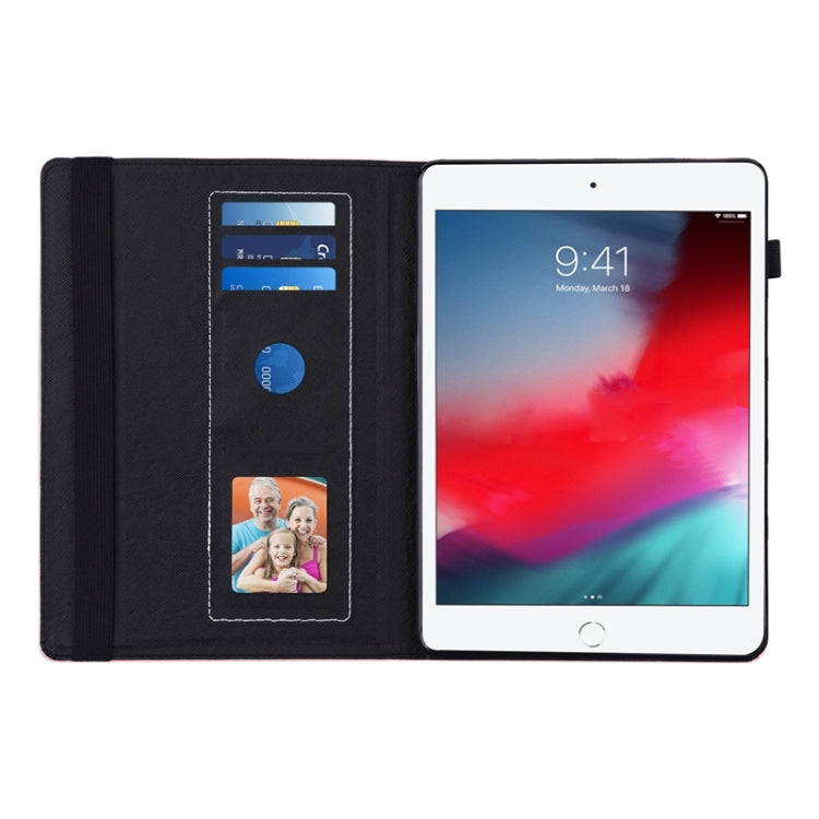 Peacock Tail Embossing Pattern Horizontal Flip Leather Case with Holder & Card Slots & Wallet & Anti Skid Strip & Wake-up / Sleep Function For iPad mini 5 / 4 / 3 / 2 / 1