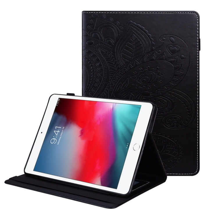 Peacock Tail Embossing Pattern Horizontal Flip Leather Case with Holder & Card Slots & Wallet & Anti Skid Strip & Wake-up / Sleep Function For iPad mini 5 / 4 / 3 / 2 / 1