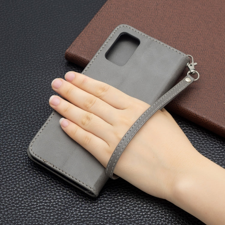 For Samsung Galaxy A03s 164mm Retro Lambskin Texture Pure Color Horizontal Flip PU Leather Case with Holder & Card Slots & Wallet & Lanyard