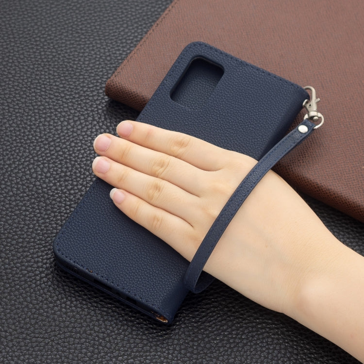 For Samsung Galaxy A03s 164mm Litchi Texture Pure Color Horizontal Flip Leather Case with Holder & Card Slots & Wallet & Lanyard