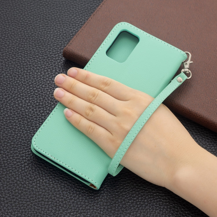 For Samsung Galaxy A03s 164mm Litchi Texture Pure Color Horizontal Flip Leather Case with Holder & Card Slots & Wallet & Lanyard