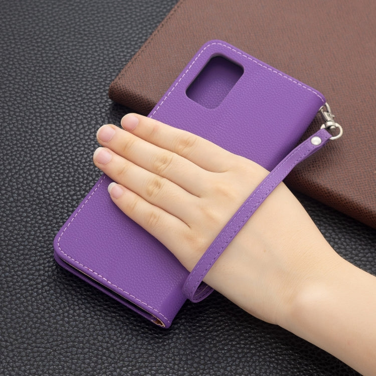 For Samsung Galaxy A03s 164mm Litchi Texture Pure Color Horizontal Flip Leather Case with Holder & Card Slots & Wallet & Lanyard