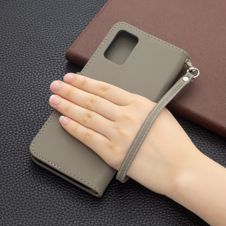 For Samsung Galaxy A03s 164mm Litchi Texture Pure Color Horizontal Flip Leather Case with Holder & Card Slots & Wallet & Lanyard