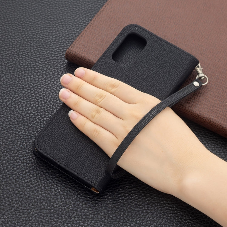 For Xiaomi Poco M3 Pro / Redmi Note 10 5G Litchi Texture Pure Color Horizontal Flip Leather Case with Holder & Card Slots & Wallet & Lanyard