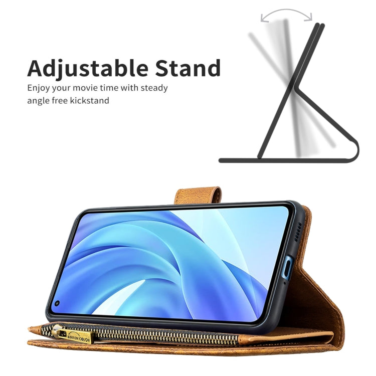 For Xiaomi Mi 11 Lite Flying Butterfly Embossing Pattern Zipper Horizontal Flip Leather Case with Holder & Card Slots & Wallet