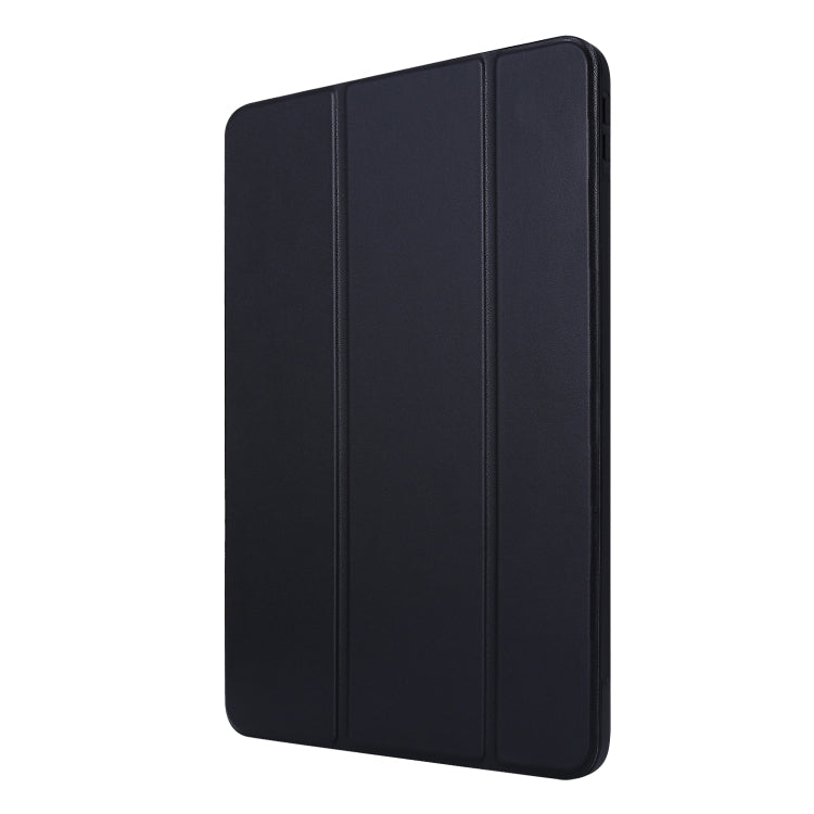 For iPad Pro 11 2022 / 2021 3-folding Horizontal Flip PU Leather + Honeycomb TPU Shockproof Tablet Case with Holder