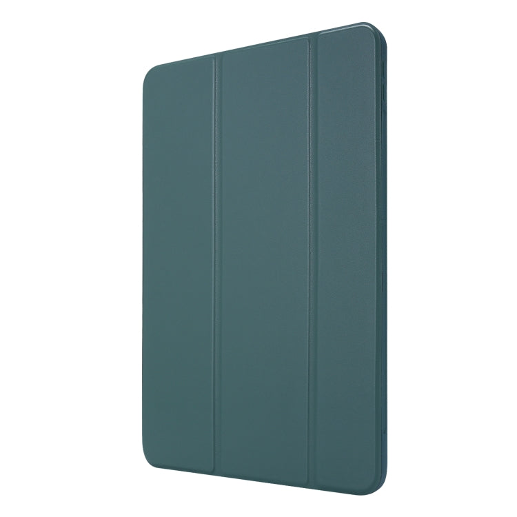 For iPad Pro 11 2022 / 2021 3-folding Horizontal Flip PU Leather + Honeycomb TPU Shockproof Tablet Case with Holder