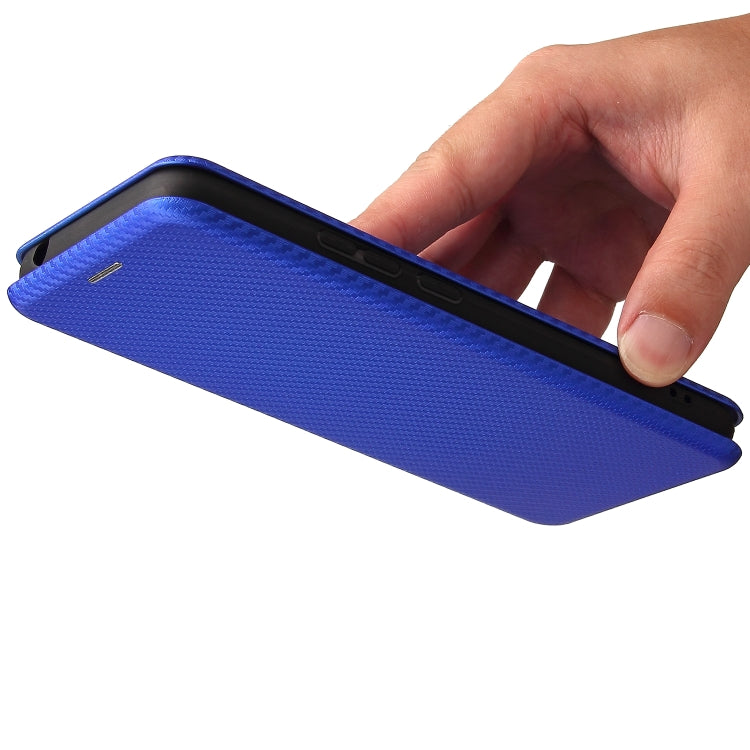 For Doogee X96 Pro Carbon Fiber Texture Horizontal Flip TPU + PC + PU Leather Case with Card Slot