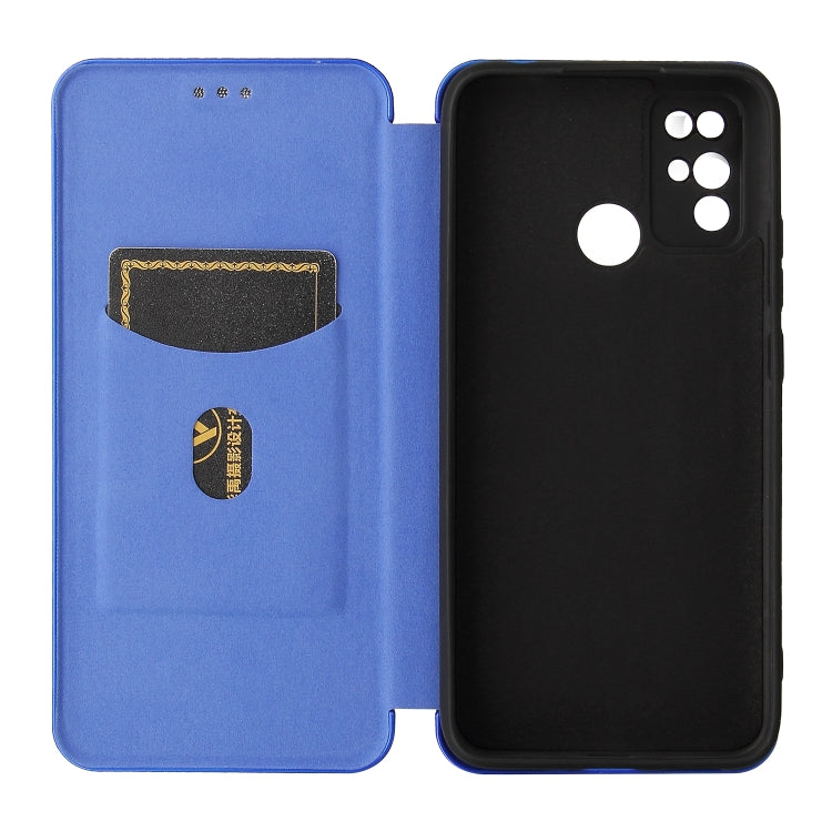 For Doogee X96 Pro Carbon Fiber Texture Horizontal Flip TPU + PC + PU Leather Case with Card Slot