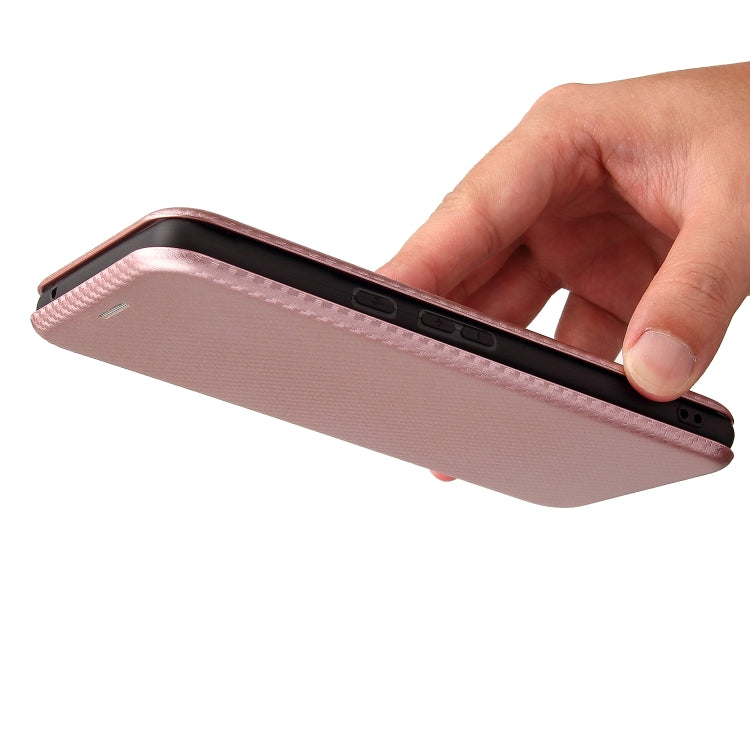 For Google Pixel 6 Pro Carbon Fiber Texture Horizontal Flip TPU + PC + PU Leather Case with Card Slot