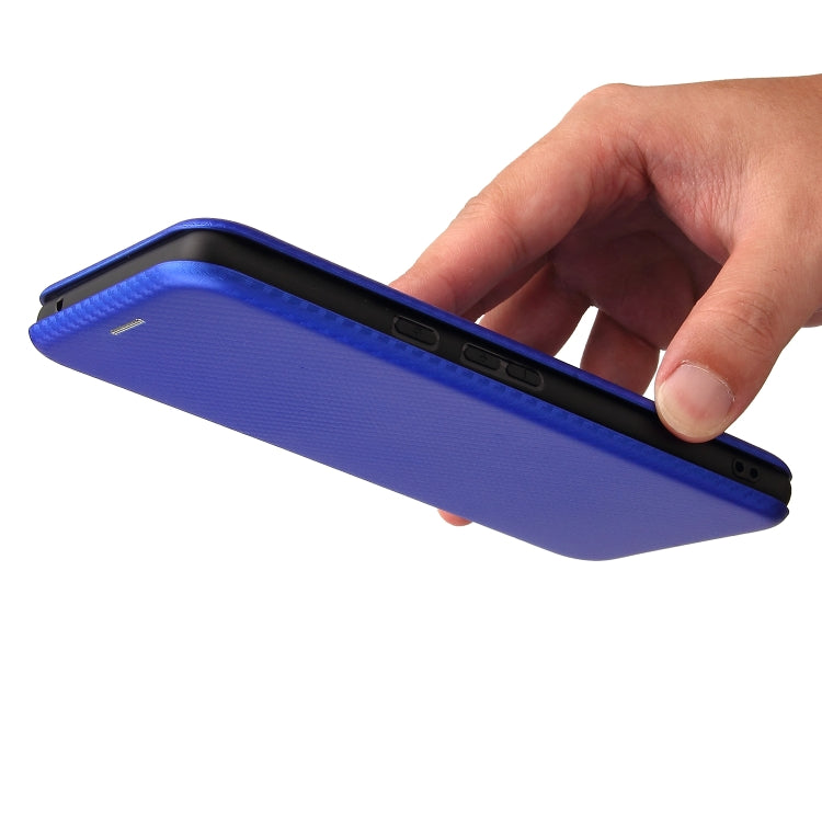 For Google Pixel 6 Pro Carbon Fiber Texture Horizontal Flip TPU + PC + PU Leather Case with Card Slot