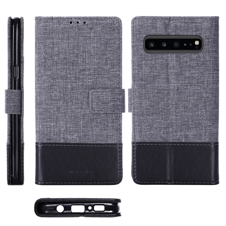 For Galaxy S10 5G MUXMA MX102 Horizontal Flip Canvas Leather Case with Stand & Card Slot & Wallet Function