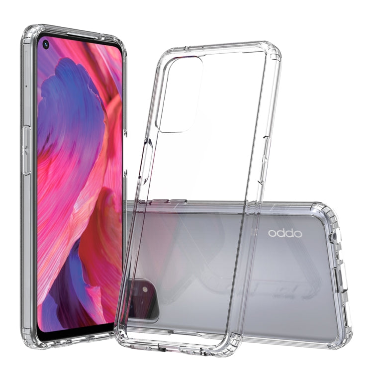For OPPO A74 5G / A54 5G Shockproof Scratchproof TPU + Acrylic Protective Case