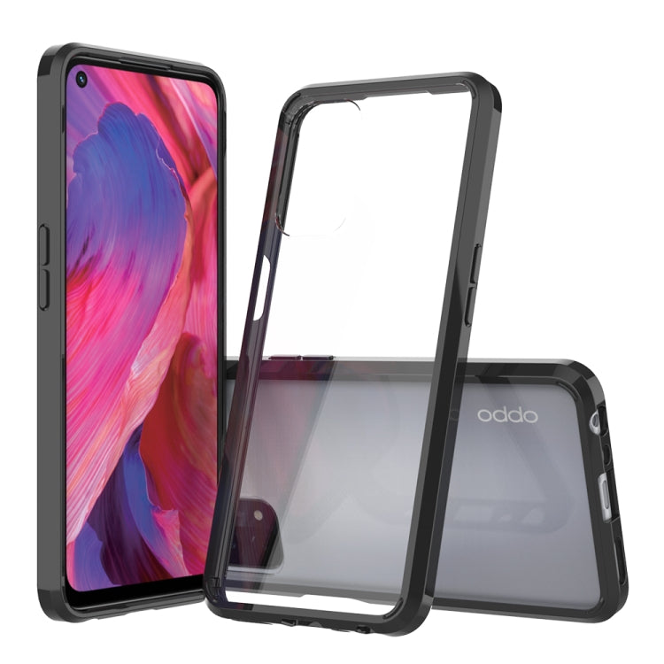 For OPPO A74 5G / A54 5G Shockproof Scratchproof TPU + Acrylic Protective Case