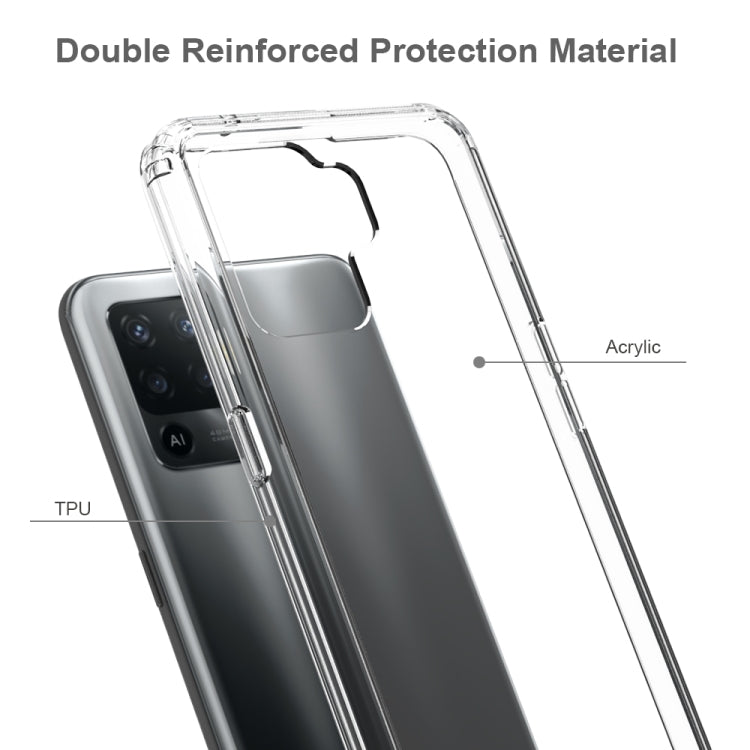 For OPPO A94 4G Shockproof Scratchproof TPU + Acrylic Protective Case