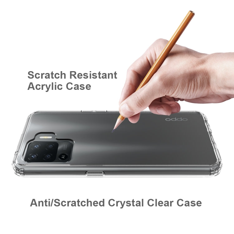 For OPPO A94 4G Shockproof Scratchproof TPU + Acrylic Protective Case
