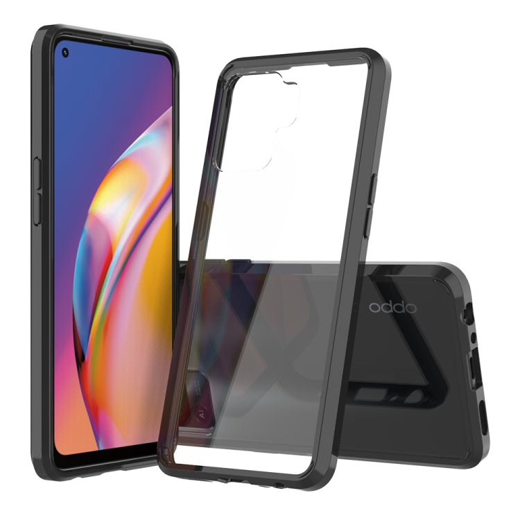 For OPPO A94 4G Shockproof Scratchproof TPU + Acrylic Protective Case