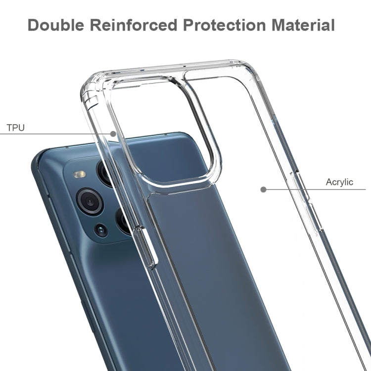 For OPPO Find X3 / X3 Pro Shockproof Scratchproof TPU + Acrylic Protective Case