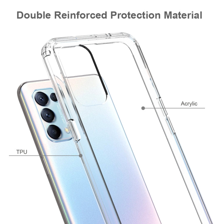For OPPO Find X3 Lite Shockproof Scratchproof TPU + Acrylic Protective Case