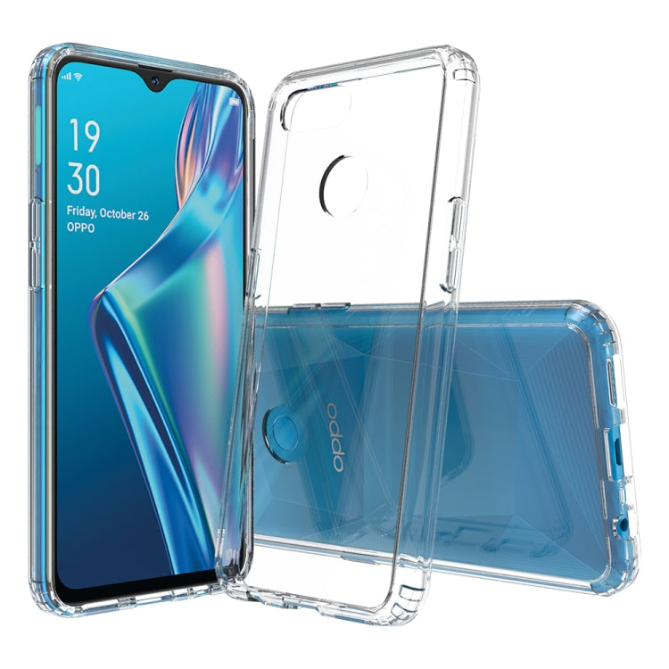 For OPPO A12 Shockproof Scratchproof TPU + Acrylic Protective Case