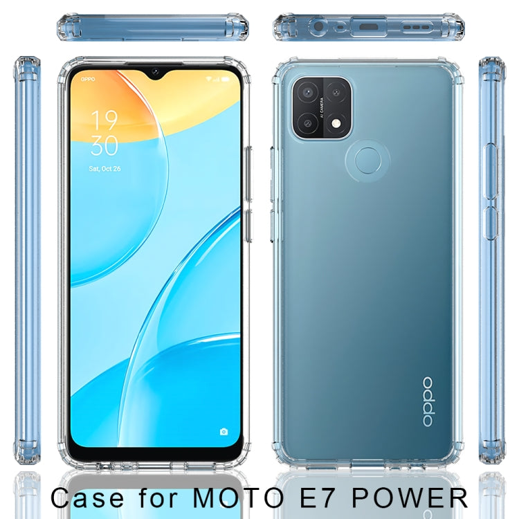 For OPPO A15 Shockproof Scratchproof TPU + Acrylic Protective Case
