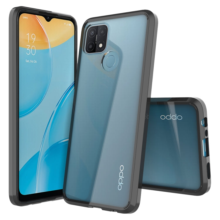 For OPPO A15 Shockproof Scratchproof TPU + Acrylic Protective Case