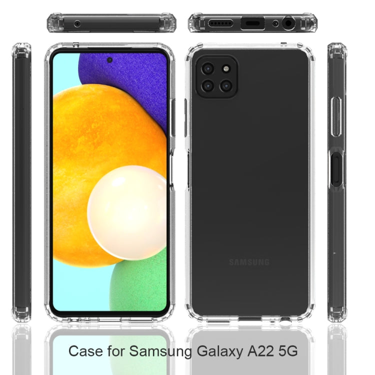 For Samsung Galaxy A22 5G Shockproof Scratchproof TPU + Acrylic Protective Case