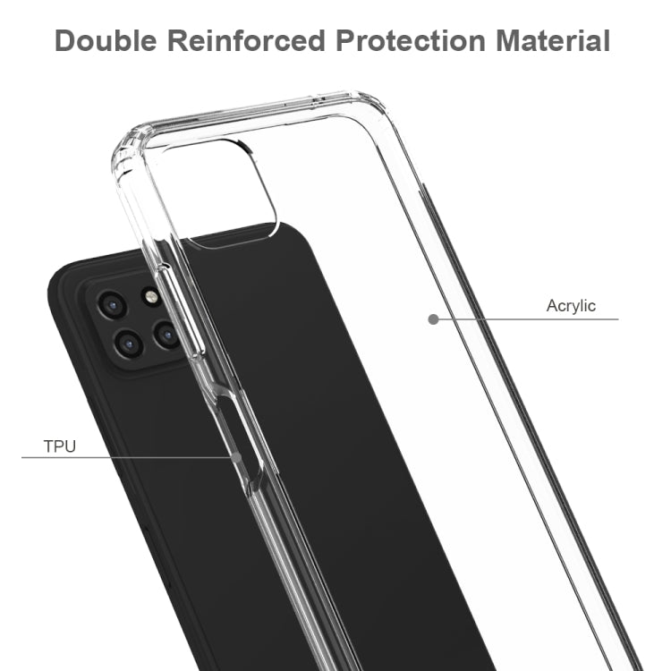 For Samsung Galaxy A22 5G Shockproof Scratchproof TPU + Acrylic Protective Case