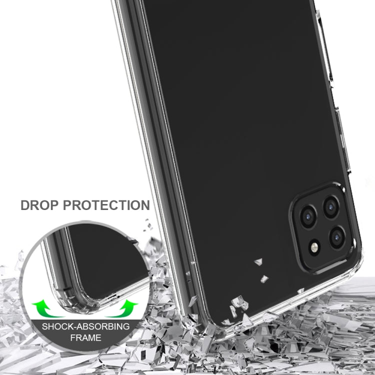 For Samsung Galaxy A22 5G Shockproof Scratchproof TPU + Acrylic Protective Case