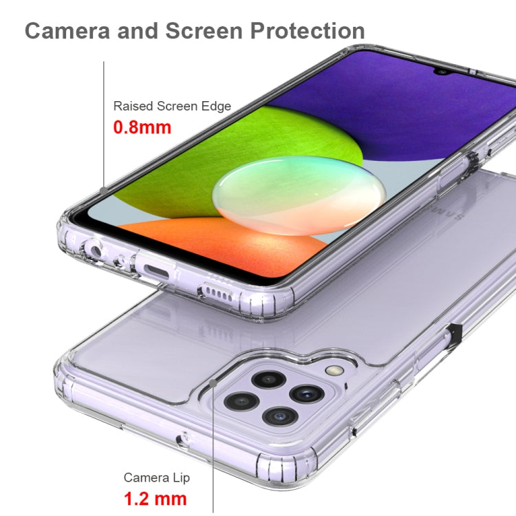 For Samsung Galaxy A22 4G Shockproof Scratchproof TPU + Acrylic Protective Case