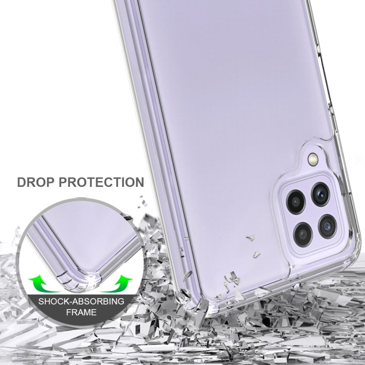 For Samsung Galaxy A22 4G Shockproof Scratchproof TPU + Acrylic Protective Case