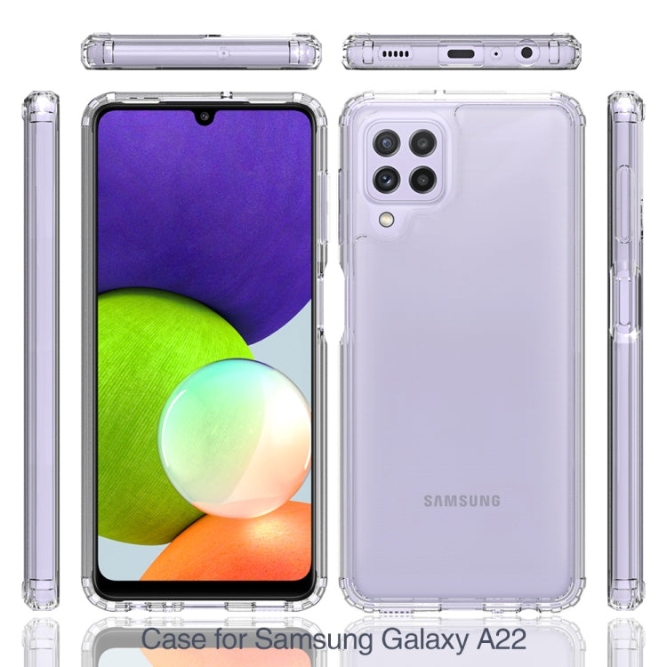 For Samsung Galaxy A22 4G Shockproof Scratchproof TPU + Acrylic Protective Case