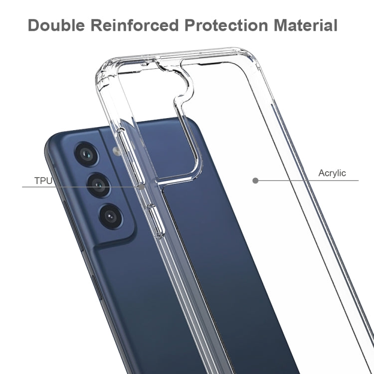 For Samsung Galaxy S21 FE 5G Shockproof Scratchproof TPU + Acrylic Protective Case