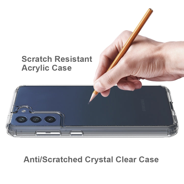 For Samsung Galaxy S21 FE 5G Shockproof Scratchproof TPU + Acrylic Protective Case