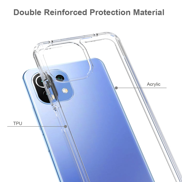 For Xiaomi Mi 11 Lite Shockproof Scratchproof TPU + Acrylic Protective Case