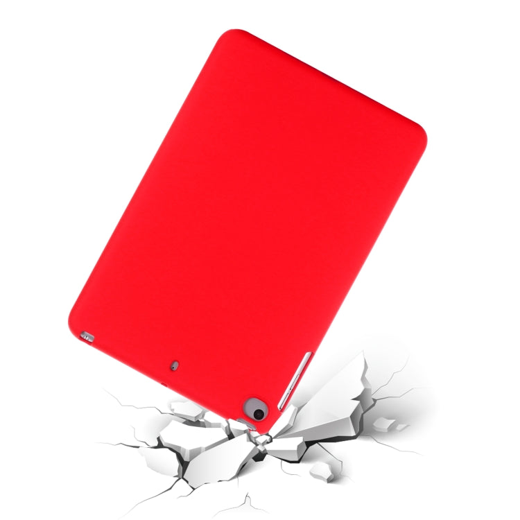 Solid Color Liquid Silicone Dropproof Full Coverage Protective Case For iPad mini 5 / mini 4